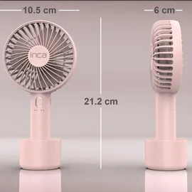inca IMF-12P 10,5 cm Handventilator Pink