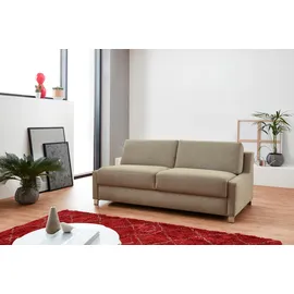 Bali Schlafsofa BALI "Viola, Dauerschläfer", beige, B:181cm, 100% Polyester, Sofas, Schlafsofa, in 140er und 160er Breite, 3 Varianten, auch mit Ergoflex-Lattenrost