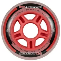 Powerslide One Rad 8 Einheiten - Milky / Red - 76 mm