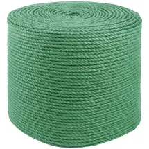 vidaXL Juteseil 100% Tossa Jute Grün 4 mm