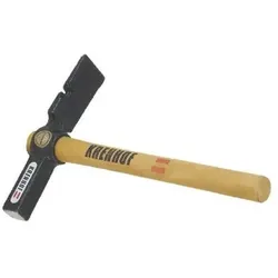 KRENHOF Maurerhammer mit Holzstiel und Nagelzieher 500 g