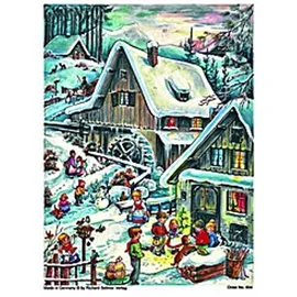 Richard Sellmer Verlag Nostalgischer Adventskalender An der Wassermühle für Kinder