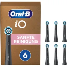 Oral B iO Sanfte Reinigung Aufsteckbürste schwarz 6 St.