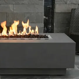 ELEMENTI Gas Feuerstelle Granvill Ø 152 cm Grau