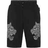 Plein Sport Shorts Tiger schwarz | weiß 31-32