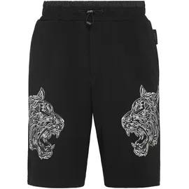 Plein Sport Shorts Tiger schwarz | weiß 31-32