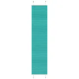 vidaXL - Plissee Petrolgrün 40x200 cm Stoffbreite 39,4 cm Polyester