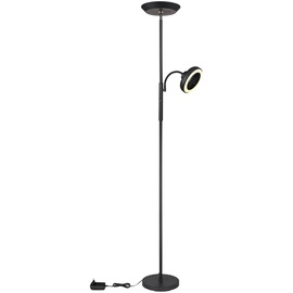 GLOBO LED Deckenfluter Touchdimmer Ventilator, 20W 850lm 2700K, 4000K,