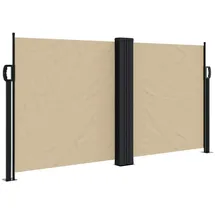 vidaXL Seitenmarkise 120 x 600 cm Beige Polyester