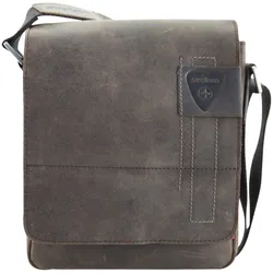 Strellson Herren Umhängetasche, echtes Leder - Richmond ShoulderBag XSVF, 23x20x6cm (HxBxT) Braun
