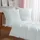 Traumschlaf Feinbiber Uni Weiss 200 x 220 cm + 2 x 80 x 80 cm