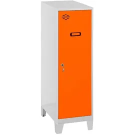 Simonrack Spind SIMONLOCKER DISM 40,0 x 50,0 x 101,5 cm Grau/Orange