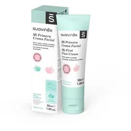 Suavinex Suavinex, Gesichtscreme für Babys, geeignet für Neugeborene, geeignet für empfindliche Haut, tägliche Anwendung, nährt, beruhigt und schützt vor äußeren Einflüssen, einfache Absorption, 97%