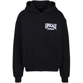 Mister Tee Studios Ultra Heavy Oversize Reißverschlusspullover Black M
