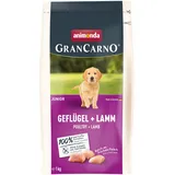 Animonda 1kg animonda GranCarno Junior Geflügel + Lamm Hundefutter trocken