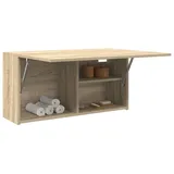 vidaXL Bad-Wandschrank Sonoma-Eiche 80x25x40 cm Holzwerkstoff