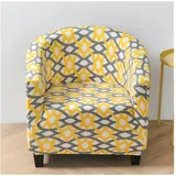klkjk Elastizität Sesselbezug Hussen Cocktailsessel Jacquard Sesselüberwurf Sofabezug Antirutsch Sesselbezug Mit Elastischem Boden Möbel Protector, Waschbar (Color : #64)