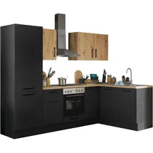BASIC by Balculina Winkelküche L-Form 270 x 175 cm schwarz