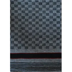 10x Geschirrtuch, 50x100cm, 100% Baumwolle, Grubentuch, Küchentuch, Trockentuch, grau gemustert