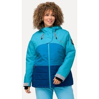 Ulla Popken Curvy Hyprar Colorblock 810195 Damen-Skijacke, Übergröße, vollständig