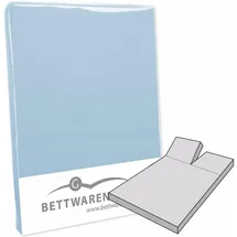 BettwarenShop Spannbettlaken Baumwolle-Elasthan 180 x 200 - 200 x 220 cm weiß