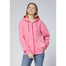 Chiemsee CHIEMSEE, Sweatjacke aus weichem French Terry, Größe M in Pink 17-2120 chateau rose, 88% Baumwolle, 12% Polyester, Sweatjacken