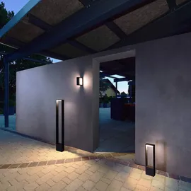 Deko-Light Außenstandleuchte Aluminium 50 cm inkl. Bewegungsmelder anthrazit