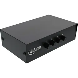InLine AV Umschalter manuell 4-port - 3x Cinch IN/OUT