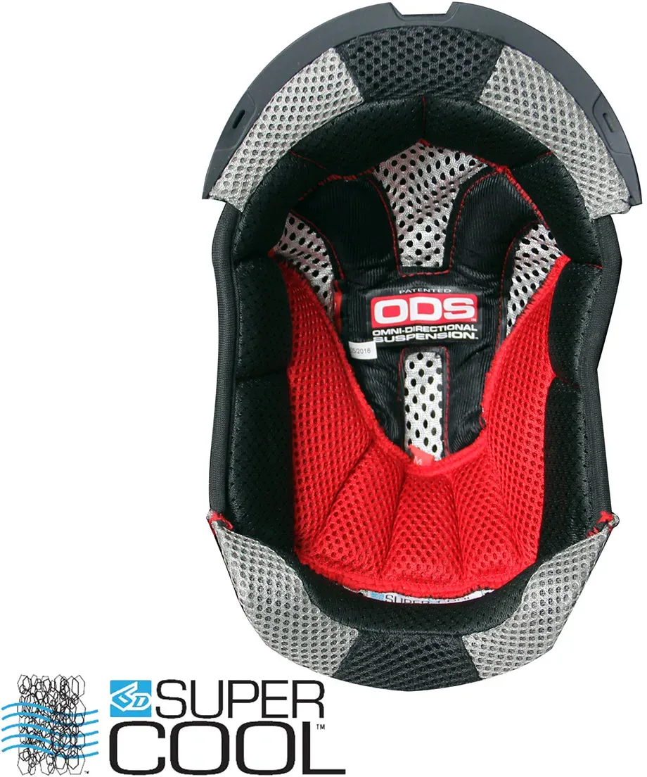 6D ATR-2 Motocrosshelm Super Cool Innenfutter - XL