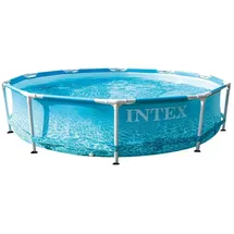 Intex Beachside Metallrahmen Pool 305 x 76 cm blau