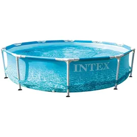 Intex Beachside Metallrahmen Pool 305 x 76 cm blau