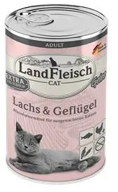 Landfleisch Cat Adult Gelee mit Lachs & Geflügel - 6x400g