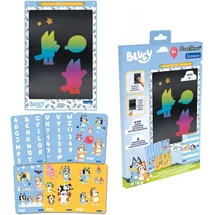 Lexibook Bluey 11′′ Mehrfarben E-Ink Zeichen-Tablet 28 cm mit Bluey-Schablonen, Blau, CRT10BY