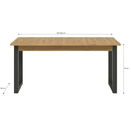 xonox.home Seattle 150 x 76 x 90 cm Eiche braun