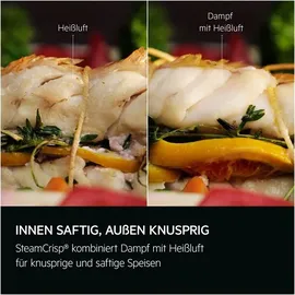 AEG TR7PB73FSB Einbau-Dampfbackofen