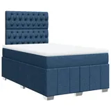 Maison Exclusive - Boxspringbett Mit Matratze Blau 120x200 Cm Sto