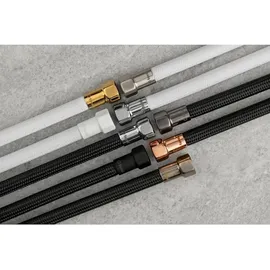 Tucai Flexschlauch DN8 IG/IG 3/8" -300mm Weiss Gebürsteter Stahl