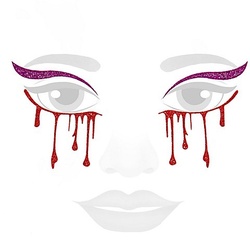 Face-Art-Tattoo "Horror"