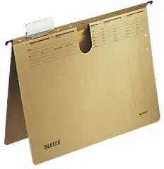 Leitz Alpha Hängehefter DIN A4 Naturbraun Blauer Engel UZ14b (Recyclingpapier Schreibwaren) Anteil recycelter Pappkarton 100%