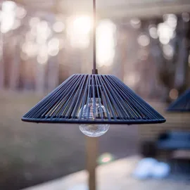 Star Trading Star Lampenschirm Vide, schwarz, für E27,