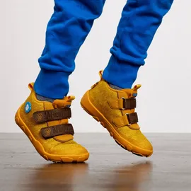 Affenzahn Knit Happy "Tiger" Klettschuh gelb, Größe 21 EU