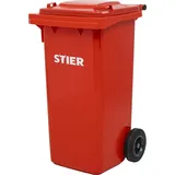 Stier Müllgroßbehälter 120 l Rot