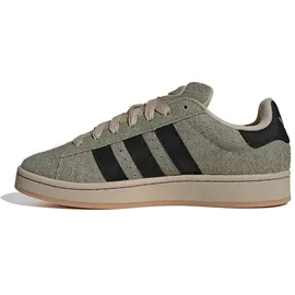 adidas Campus Herren Weite E Silver Pebble/Core Black/Stone Khaki 42