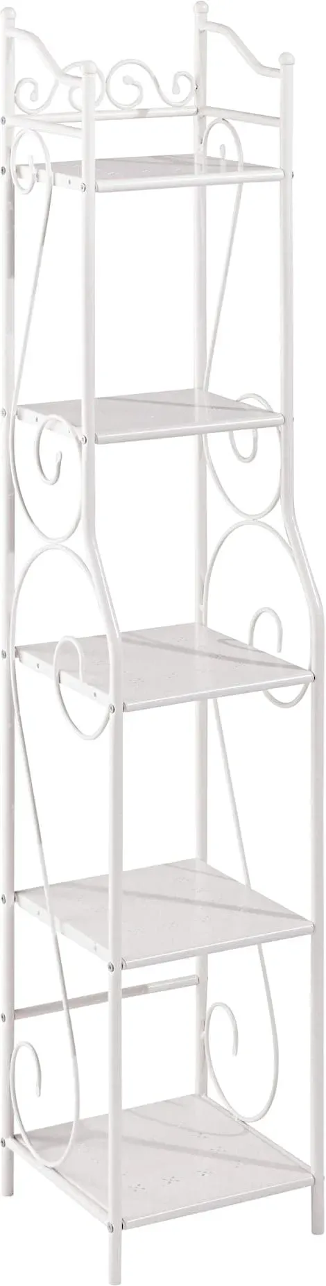 Ablageregal HEINE HOME, weiß, B:30cm H:150cm T:30cm, Metall, Regale