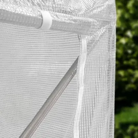 TOOLPORT Foliengewächshaus PE-Plane Weiß 180 g/m2 6 m2