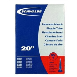 Schwalbe Schlauch 20 Zoll SV 7 - 20x1.50/2.50 Zoll 40/62-406 - 40 mm Sclaverandventil
