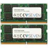V7 V7K1700016GBS Notebook DDR4 SO-DIMM Arbeitsspeicher 16GB (2X8GB KIT, 2133MHZ, CL15, PC4-17000, 260pin, 1.2V)