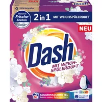 Dash 2in1 Colorwaschmittel Pulver Weichspülerduft 50 WL - 50.0 WL