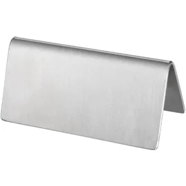 Gräwe Metallschild / Tischaufsteller neutral 8 x 4 cm