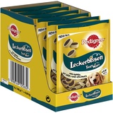 PEDIGREE Hundesnacks Leckerbissen Mini–Happen, 6er Pack, 6x140g – Hundekekse mit Rind– und Käsegeschmack, ideal für das Training oder für zwischendurch